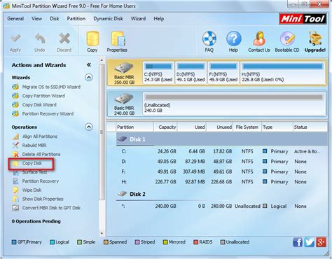 copy hard drive to smaller